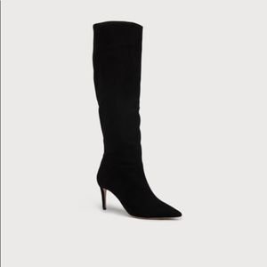 New LK Bennett Suede Black Boots